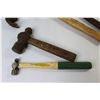 Image 3 : (3) Ball Peen Hammers - Wood Hammer w/Hammer Head