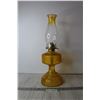 Image 1 : Yellow Glass Kerosene Lamp