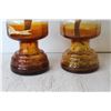 Image 2 : (2) Glass Kerosene Lamps