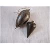 Image 2 : (2) Brass Plumb Bobs