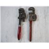 Image 2 : (2) Pipe Wrenches- 8" and 7" size