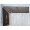 Image 2 : (2) Brass and Wood Carpenters Squares