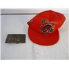 Image 5 : (4) Belts, Hat, and Belt Buckle