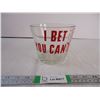 Image 1 : Vintage "I Bet You Can't" 40 Oz. Shot Glass Ice Bucket