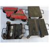 Image 2 : (3) Snowmobile Dollies and (2) Steel Dollies- One is missing a wheel