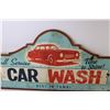Image 2 : Wooden Car Wash Sign
