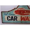 Image 3 : Wooden Car Wash Sign