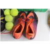 Image 5 : (3) Softballs, (2) Baseball Gloves, (4) Tennis Balls, (2) Pairs of Shoes, Misc.