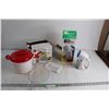 Image 1 : Microwave Rice Cooker - No Measuring Cup or Spoon, Deluxe Fabric Shaver