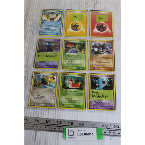 (18) Pokemon Cards - Holo Wynaut, Rare Wabbuffet
