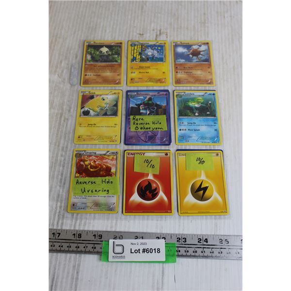 (18) Pokemon Cards - Rare Reverse Holo Beheeyem, Reverse Holo Ursaring