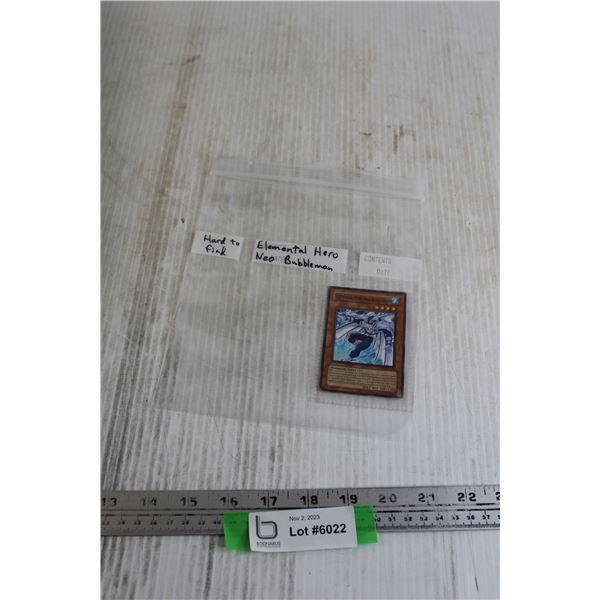 Yu-Gi-Oh Hard to Find Elemental Hero Neo Bubbleman Card