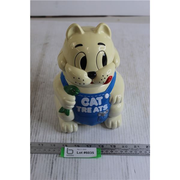 Cat Treats Holder - Meows When Opened