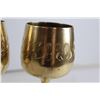 Image 3 : (2) Brass Goblets - Made in India