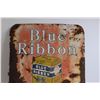 Image 2 : Blue Ribbon Coffee Metal Sign - 19 1/2" x 27 1/2"