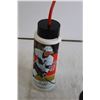 Image 5 : Wayne Gretzky Stuffed Bear and Waterbottle, (2) Hockey Cans