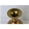 Image 4 : Beautiful Painted Brass Vase (9")