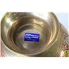 Image 5 : Beautiful Painted Brass Vase (9")