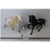 Image 1 : (2) Vintage Plastic Horses