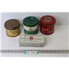Image 1 : (4) Tabacco Tins - Tucketts - McDonalds - Dominion - Turret Cigarettes