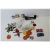 Image 6 : Clay Poker Chips - Milk Cardboard Lids - (2) Tabacco Pipes - Keys - (3) Lighters - Misc. Items