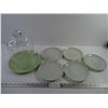 Image 1 : (5) Medalta "Stardust" Salad Plates and Cheese Dish