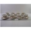Image 1 : (8) Alfred Meakin England-Glo White Cups and Saucers