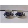 Image 2 : (2)Tea Cup & Saucer - Clover Tea Pot - Drum Flower Pot