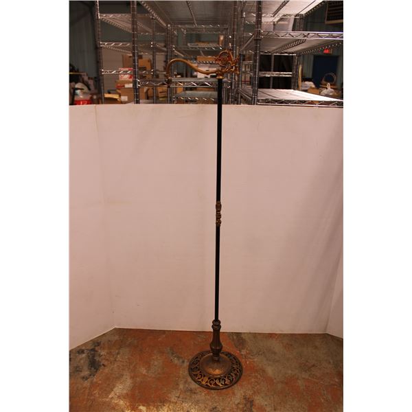 * Antique Cast Iron Lamp Stand 57" Tall