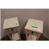 Image 2 : *(2) Night Stand/End Tables (12" x 12" x 31 1/2")