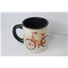 Image 4 : (2) Cups by Ganz - Bicycle Themed
