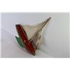 Image 5 : Folk Art Wooden Sail Boat & Wooden Canoe