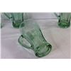 Image 3 : (4) Green Coca-Cola Mug Glasses