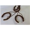 Image 3 : Weld Art - Horse Shoe Candle Holder