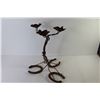 Image 5 : Weld Art - Horse Shoe Candle Holder
