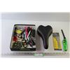 Image 1 : Bike Seat + Slide Caliper + BBQ Lighter + Misc.