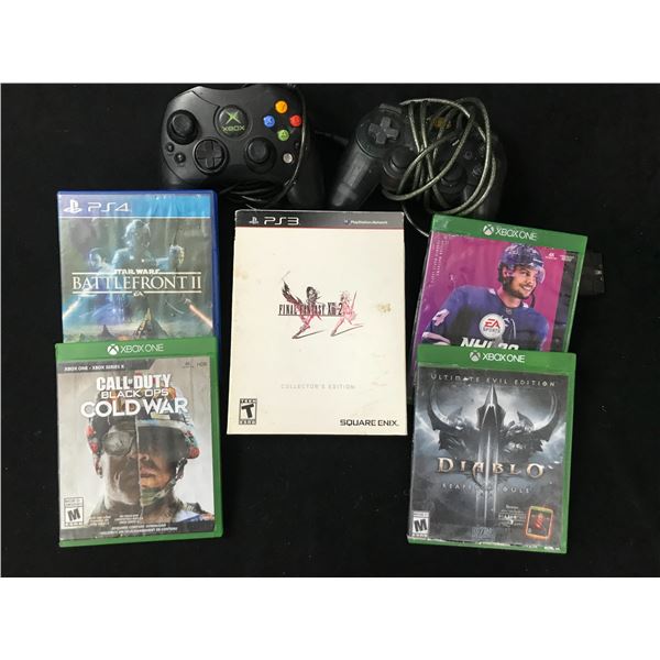 VIDEO GAME AND CONTROLLER LOT