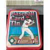 Image 2 : 1989 TOPPS BASEBALL SET WITH VINTAGE TIN