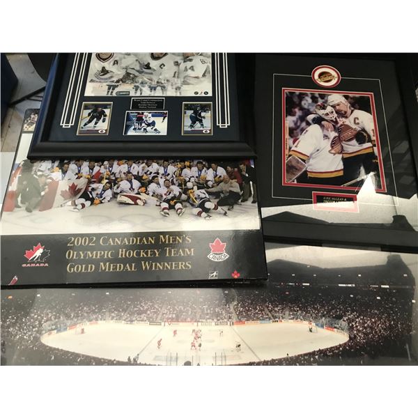 LTD. EDITION VANCOUVER CANUCKS FRAMED PORTAIT LOT 1