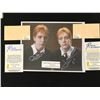 Image 2 : JASON AND OLIVER PHELPS SIGNED HOGWARTS TRAIN TICKET (RA COA)