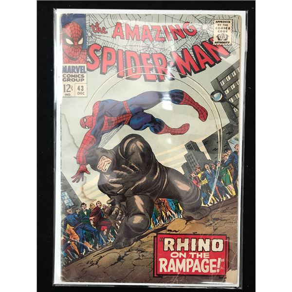 MARVEL COMICS NO.43 THE AMAZING SPIDERMAN