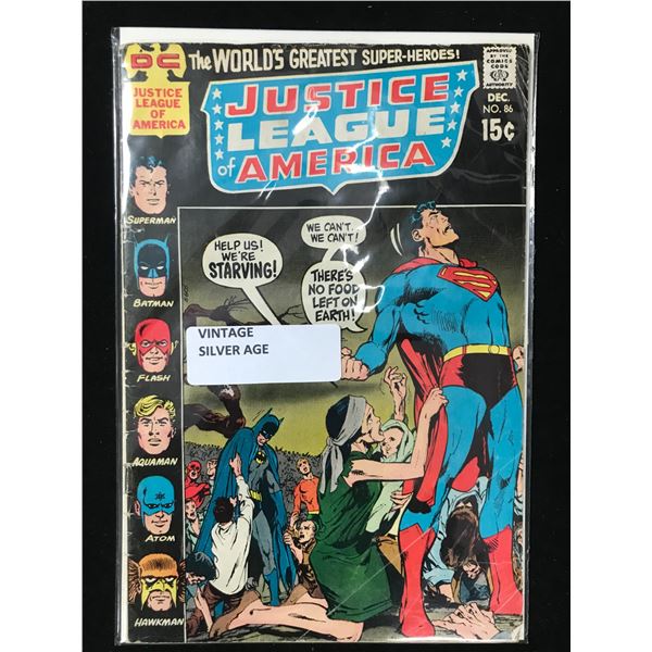 DC COMICS NO.86 JUSTICE LEAGUE OF AMERICA (VINTAGE SILVER AGE)