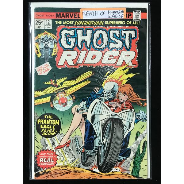 MARVEL COMICS NO.12 GHOST RIDER (DEATH OF PHANTOM EAGLE)