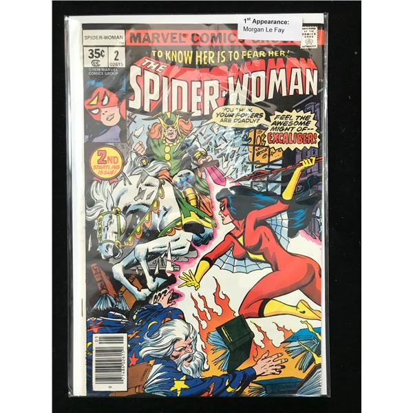 MARVEL COMICS NO.2 THE SPIDER-WOMAN (1ST APP MORGAN LE FAY)