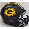 Image 1 : Davante Adams Autographed Green Bay Packers Full Size Replica Speed Helmet Beckett