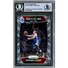 Image 1 : 2015-16 PANINI PRIZM NO.377 STEPHEN CURRY ANBA BECKETT AUTHENTICATED STICKER AUTOGRAPH