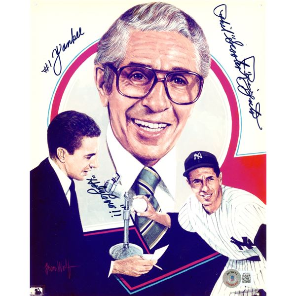 Phil "Scooter" Rizzuto Autographed 8x10 Photo New York Yankees "#1 Yankee Holy Cow" Beckett