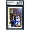 Image 1 : Shaquille "Shaq" O'Neal 1992 Hoops Rookie Card #442 Orlando Magic BGS 9.5 Auto Grade Mint 9 Beckett