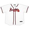 Image 3 : Atlanta Braves John Smoltz Autographed White Nike Jersey Size XL "HOF 15" Beckett