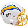 Image 1 : Keenan Allen Autographed Chargers White Full Size Speed Helmet Beckett